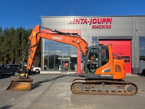 Doosan DX 140 LCR / Engcon, Kauha, Rasvari, Lämmitin