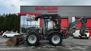 LÄNNEN 8800 K / Pyörittäjä, Nosturi, 3-Kauhaa!, Backhoe loaders