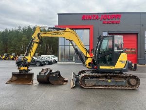 YANMAR SV 100 / Engcon, Reilusti työlaiteita, Midi excavators 7t - 12t