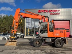 HITACHI ZX 160 W / Engcon, Kauha, Wheeled excavators