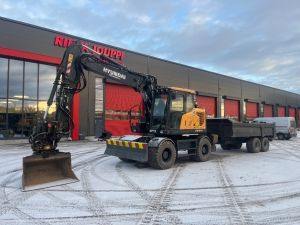 HYUNDAI HW 150 ACR / Huippu Varusteet, Stage V, Wheeled excavators
