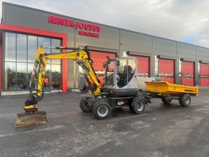 WACKER NEUSON 6503 / Kärry, Huippu varusteet!, Wheeled excavators