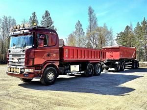 SCANIA R 164/ Jyki 4-aks. letkukasetti., 2-axlig