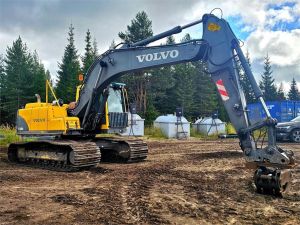 Volvo EC160BLC, rasvari, pikakiinnike, Eberspächer