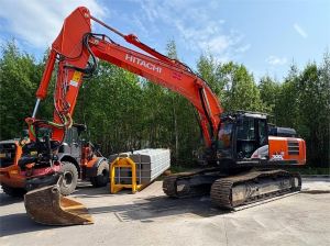 HITACHI ZX 300 LC-6 + Leica 3D, Bandburna grävmaskiner