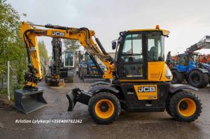 JCB 110W Hydradig PYÖRITTÄJÄLLÄ, Hjulburna grävmaskiner