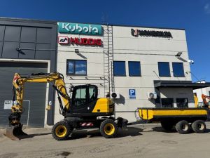 YANMAR B 110 W Hyvät varusteet / Siisti / Vähän ajettu, Hjulburna grävmaskiner