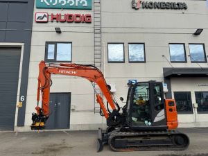 Hitachi ZX85USB-6, Uudella engcon EC209 tiltillä, Midikaivukoneet 7t - 12t