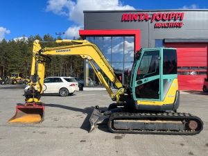 YANMAR Vio 80 / Engcon + Pihdit,Rasvari,Kauha, Midigrävmaskiner 7t - 12t