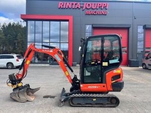 KUBOTA KX 019-4 / Engcon ,Luiskak,Kuokkak,Kaapelik, Minigrävare < 7t
