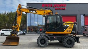 JCB JS 145 W/ Engcon, Kauha, Rasvari, Lämmitin!, Hjulburna grävmaskiner