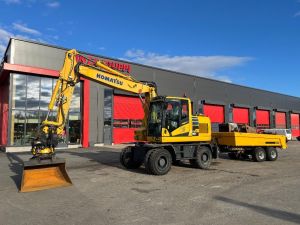 KOMATSU PW 160 / Huippu varusteltu!, Hjulburna grävmaskiner