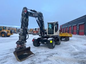 TEREX TW 110 / Pyörittäjä, Kärry, 6 työlaitetta, Hjulburna grävmaskiner