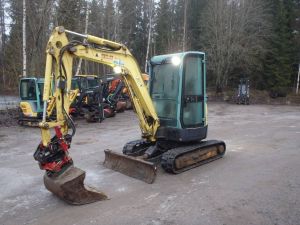 Yanmar Vio 35-3 pyörittäjällä, Minikaivukoneet < 7t