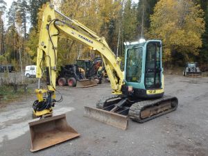 Yanmar Vio 57 U propotiltillä, Minikaivukoneet < 7t