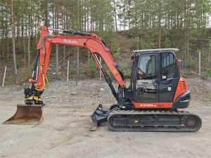Kubota KX085-5 ENGCON, VASARA, KAUHAT, Midikaivukoneet 7t - 12t