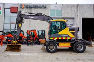 Volvo EWR150E PYÖRÄOHJAUS, Pyöräkaivukoneet