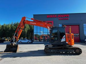 HITACHI ZX 135 US / 3D, Pyörittäjä, Rasvari, Lämmitin!