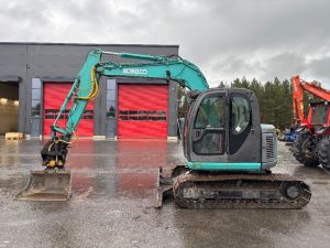 Kobelco SK 70 / Engcon, Propo-ohjaus, Kauha
