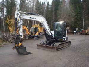 BOBCAT E 85 Engcon + pihdit