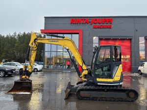 Yanmar Vio 80 / Engcon + Pihdit, Rasvari, Luiskakauha, Midikaivukoneet 7t - 12t