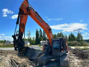 Doosan DX235LCR-5, Novatron, Engcon, Webasto