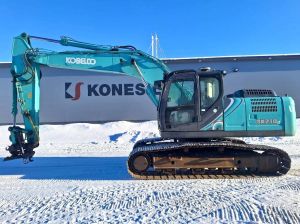 Kobelco SK210LC-10 KALLISTAJA, HYVÄT 800MM TELAT, Telakaivukoneet