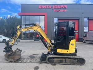 YANMAR Vio 33 U / Tiltti, 3 kauhaa, Rasvari!, Minigrävare < 7t