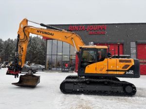 Hyundai HX 220 L / Pyörittäjä, Leica 3D, Rasvari, Ym!