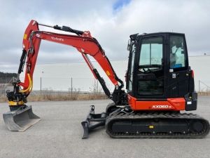 KUBOTA KX060-5, Minigrävare < 7t