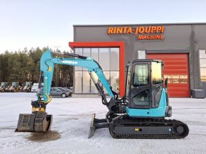 AIRMAN AX 55 / Engcon, Pihdit, 3 kauhaa, Rasvari!, Mini-excavators < 7t
