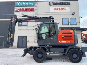 ATLAS 175 WSR, Hjulburna grävmaskiner