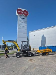 Wacker Neuson 6503, Pyöräkaivukoneet