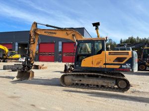 HYUNDAI HX 160 / Engcon, Kauha, Rasvari, Hyvät ketjut!