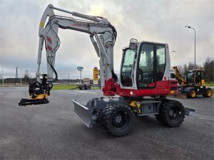 Takeuchi TB395w, Pyöräkaivukoneet