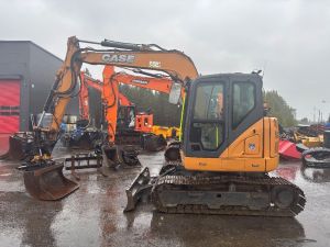CASE CX 75 / Engcon, 5-työlaitetta, Rasvari