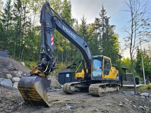 VOLVO EC210BLC, Engcon, kauha, Eberspächer