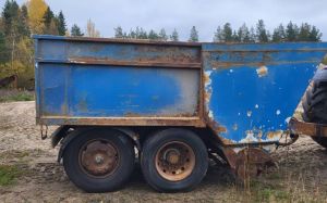 [Other] Hiekoitinvaunu etukipillä Omavalmiste