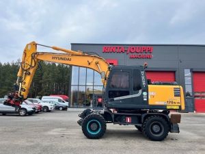 Hyundai Robex 170 W-7A / Rototilt,rasvari, Pyöräkaivukoneet