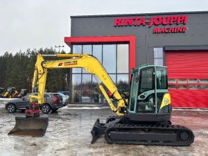 YANMAR Vio 75 / Pyörittäjä, Kauha, Hyvät telat!, Средние экскаваторы