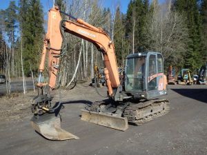 Doosan Solar 75 V Engcon+rautatelat