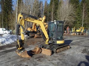 YANMAR Vio 38-6 propotiltillä, Mini-excavators < 7t