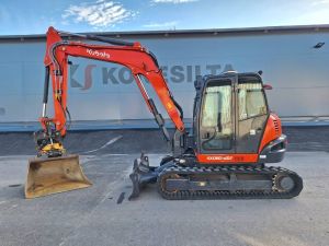 KUBOTA KX080-4a2 PYÖRITTÄJÄLLÄ, Midi excavators 7t - 12t