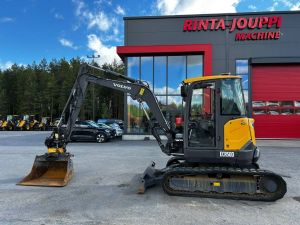 VOLVO ECR 50 D/ Engcon, Rasvari, Ilmastointi, Kauha!, Minigrävare < 7t