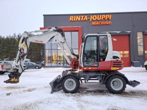 TAKEUCHI TB 295 W / Pyörittäjä, pihdit, Lämmitin, Rasvari, Hjulburna grävmaskiner