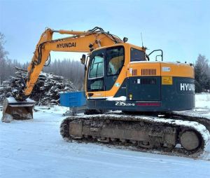 HYUNDAI Robex 235 LCR-9, Engcon, Webasto, Rasvari, Crawler excavators