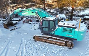 Kobelco SK350LC, Novatron, Kynsikauha