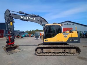 Volvo EC160DL PYÖRITTÄJÄ PIHDEILLÄ