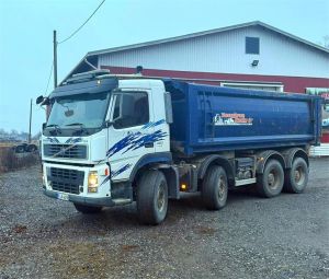 VOLVO FMX 480 8X4, Kome 3-aks. Letkukasetti, 2-axlig
