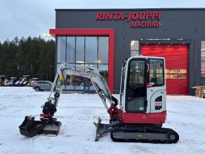 TAKEUCHI TB 325 R / Pyörittäjä, Pihdit, 2 Kauhaa, Minigrävare < 7t